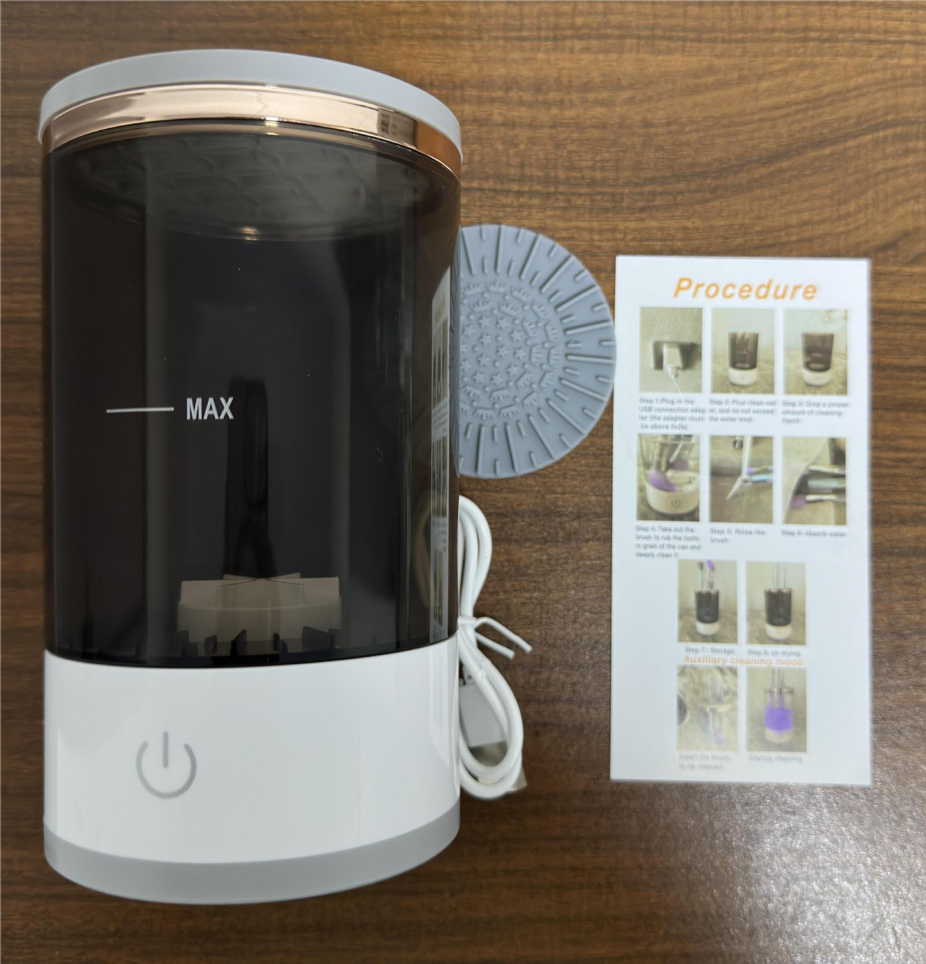 Limpiador Automático de Brochas de Maquillaje