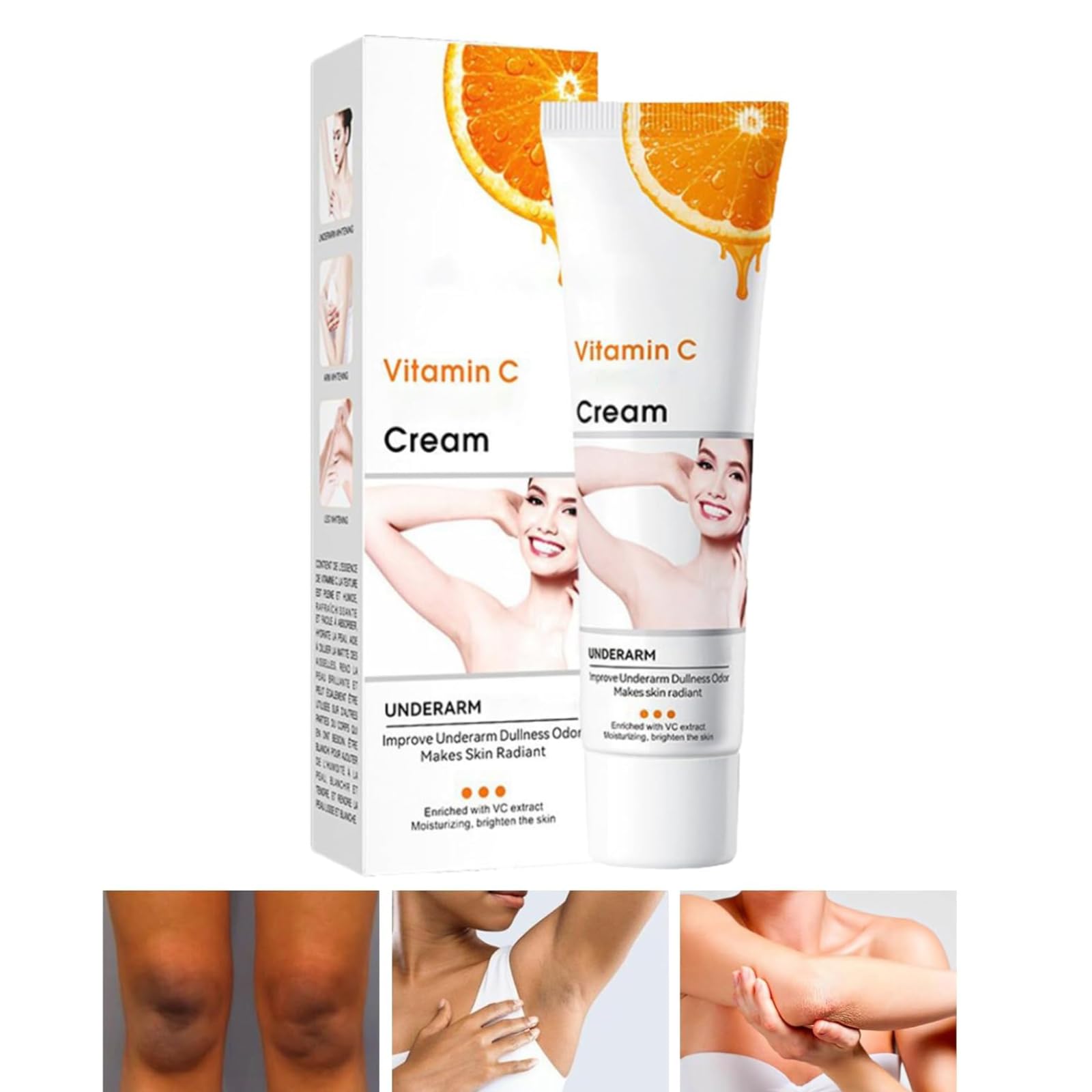 Crema Blanqueadora para Partes Intimas Aclarador de Axilas y Partes Intimas Crema para Aclarar Axilas Partes Intimas Entrepierna Codos Piernas Zonas Rodillas Cuello - 50ML/1.77OZ (1 PCS)